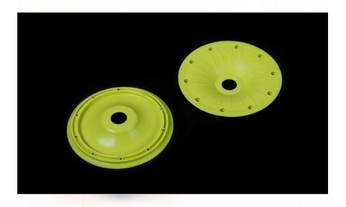 Outer Sealed Beadlocks Front GREEN - 2PCS | Rovan Sports